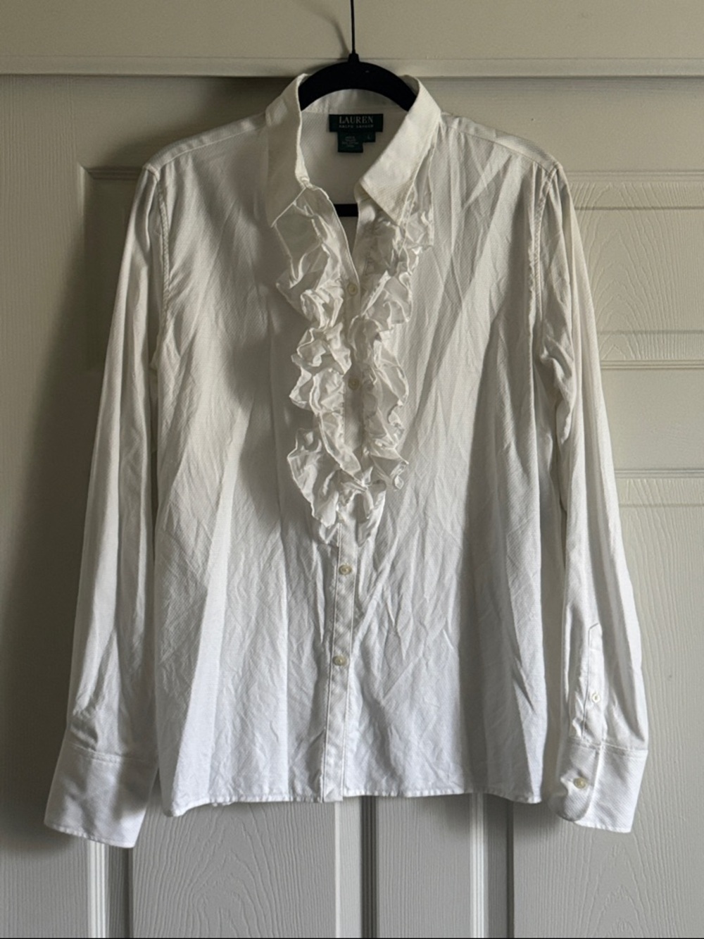 Ralph Lauren Ruffled Button Down